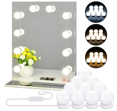 Set od 10 LED sijalica za ogledalo