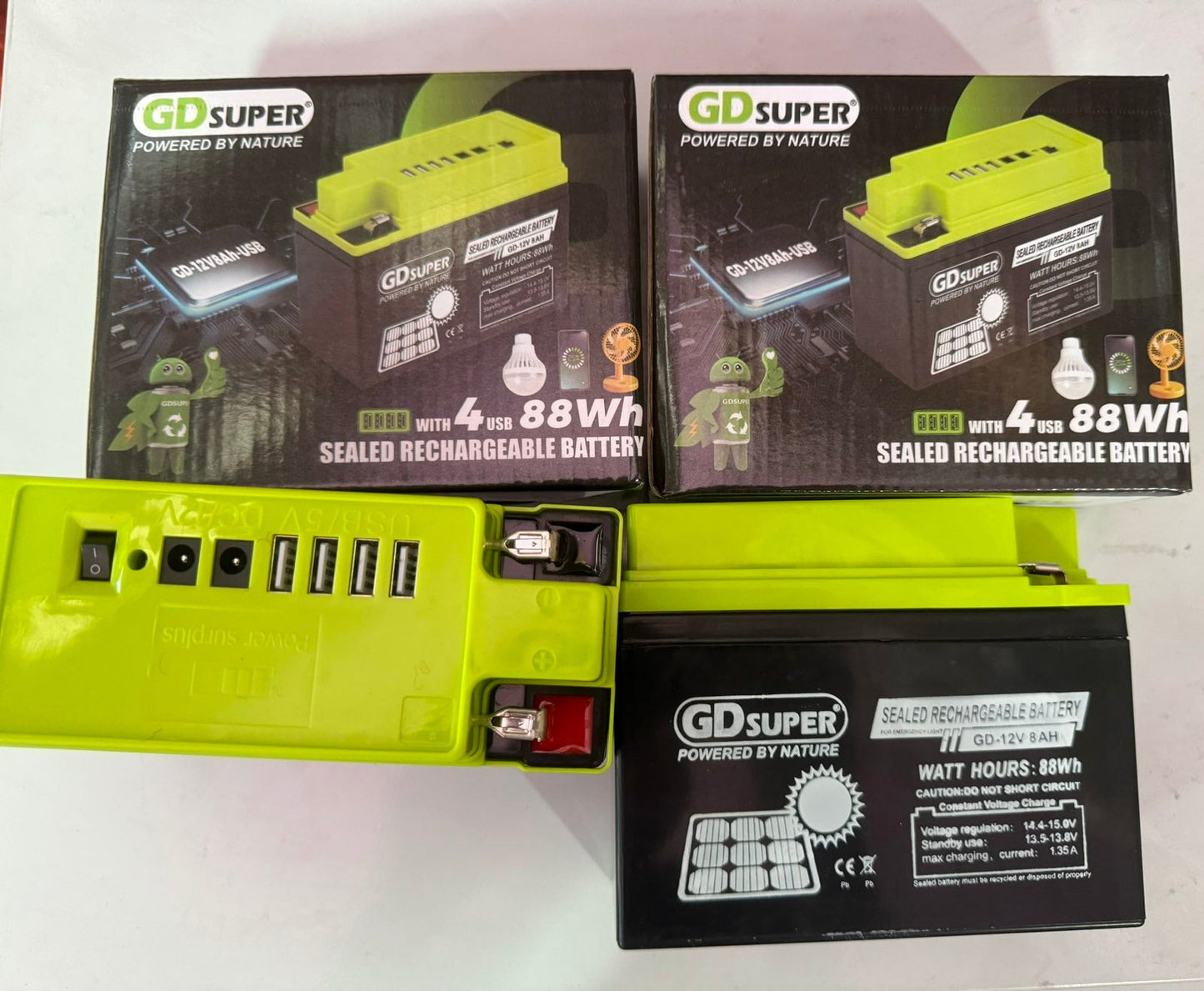 GDSuper GD - 12V8Ah GelTech - Akomulator za solarne sisteme - SitShopRS