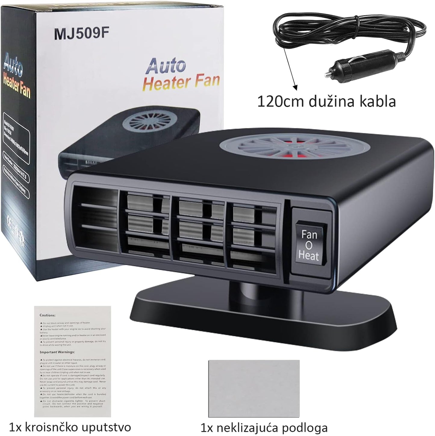 Grejalica Za Auto 12V Auto Heater Fan - SitShopRS
