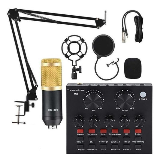 BM 800 Mikrofon Sa Dodatnom Opremom Studio Broadcast Set