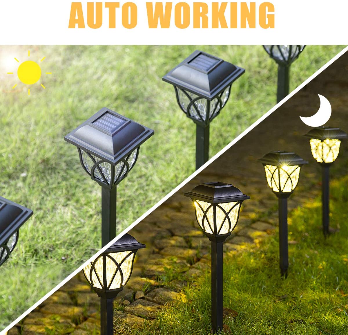 Solarne Lampe Za Baštu (6 komada)
