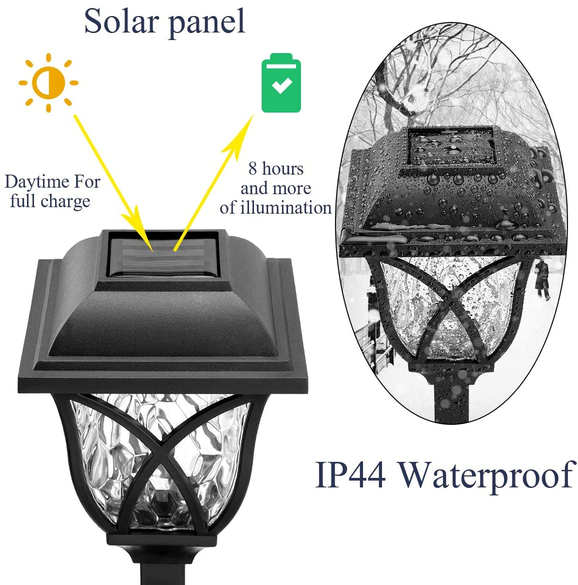Solarne Lampe Za Baštu (6 komada)