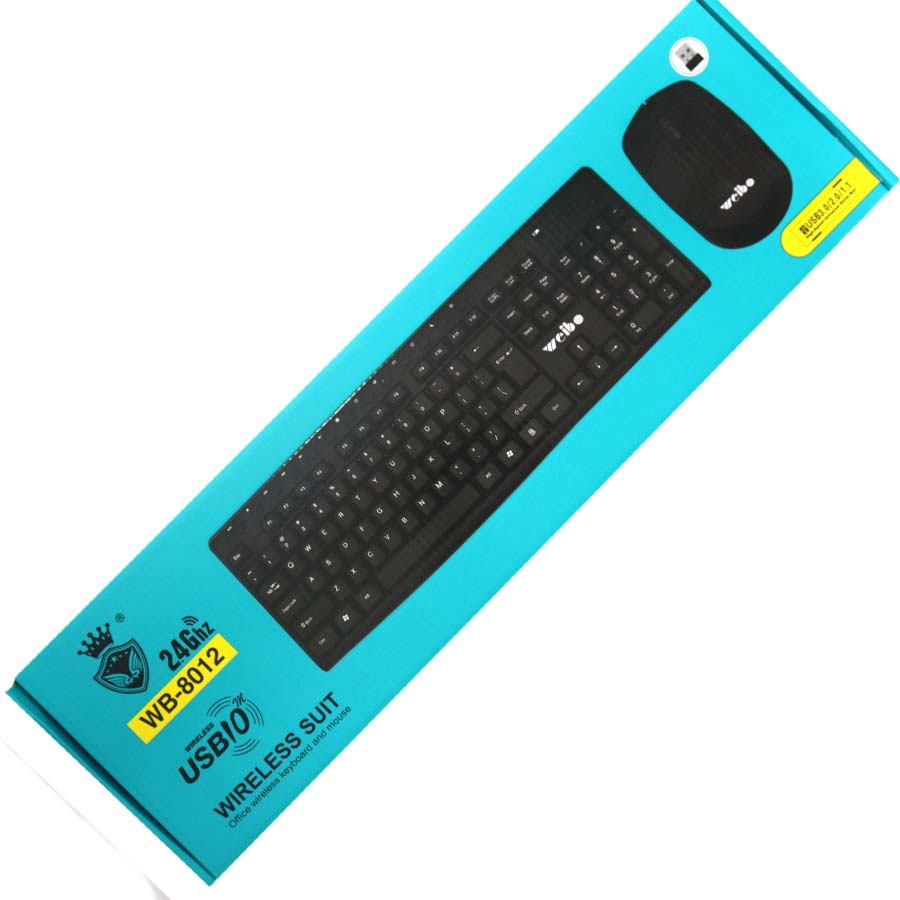 Bezicna tastatura i miš Weibo WB - 8012 - SitShopRS