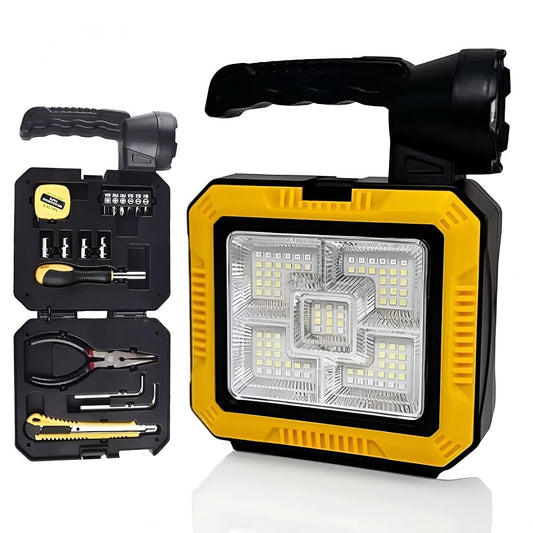 Solarna prenosiva lampa sa kompletom alata
