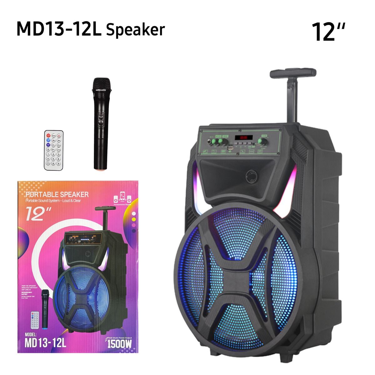 MD13-12L BLUETOOTH SPEAKER