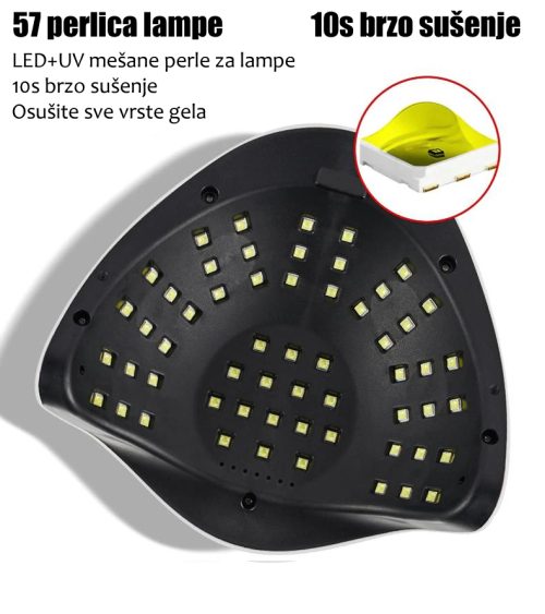 Pro Lampa za Nokte UV/LED Sun MAX X7 150W